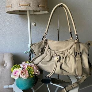 Authentic Burberry Farrar leather Drawstring Satchel Handbag Shoulder crossbody